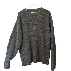 Munsingwear Men's Grey and Brown Jumper